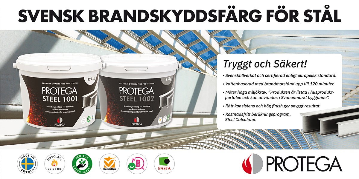 Stål brinner inte, varför behövs en brandskyddsfärg?